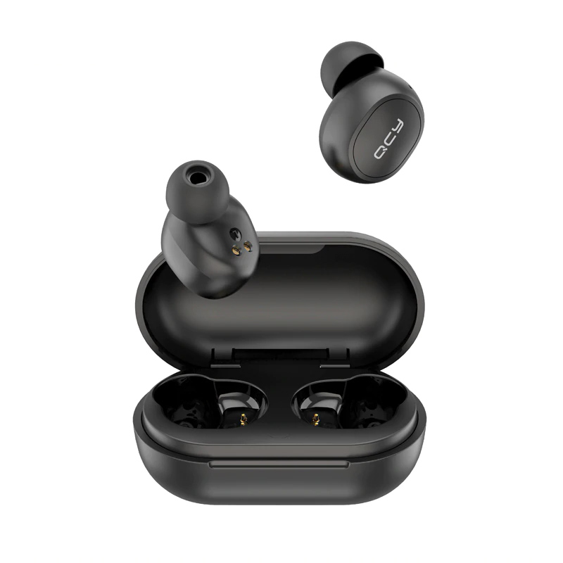 QCY T4 TWS Bluetooth V5.0 Sports Wireless Earphones APP customization 3D Stereo Earbuds Mini in Ear Dual Microphone