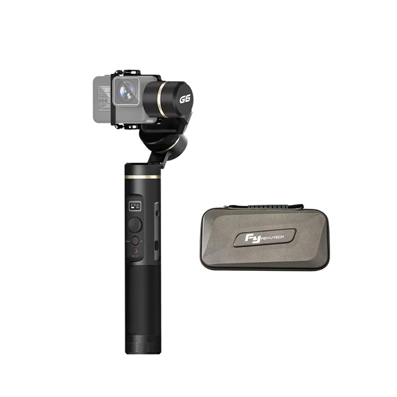 FeiyuTech Feiyu G6 3-Axis Action Camera Handheld Gimbal Stabilizer OLED Screen for Gopro Hero 8 7 6 5 Sony RX0 Yi cam 4K