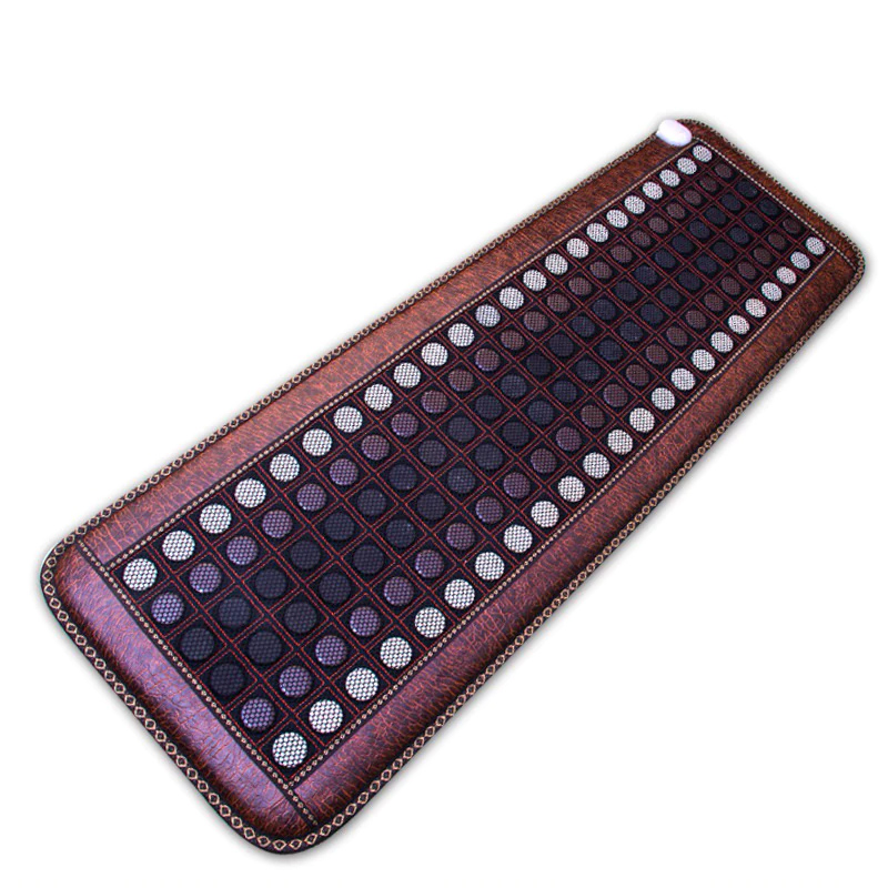 Far Infrared Natural Photon Jade Tourmaline Heating Pad Pro Hot Stone Therapy Mat with Smart Controller Adjustable Temperature