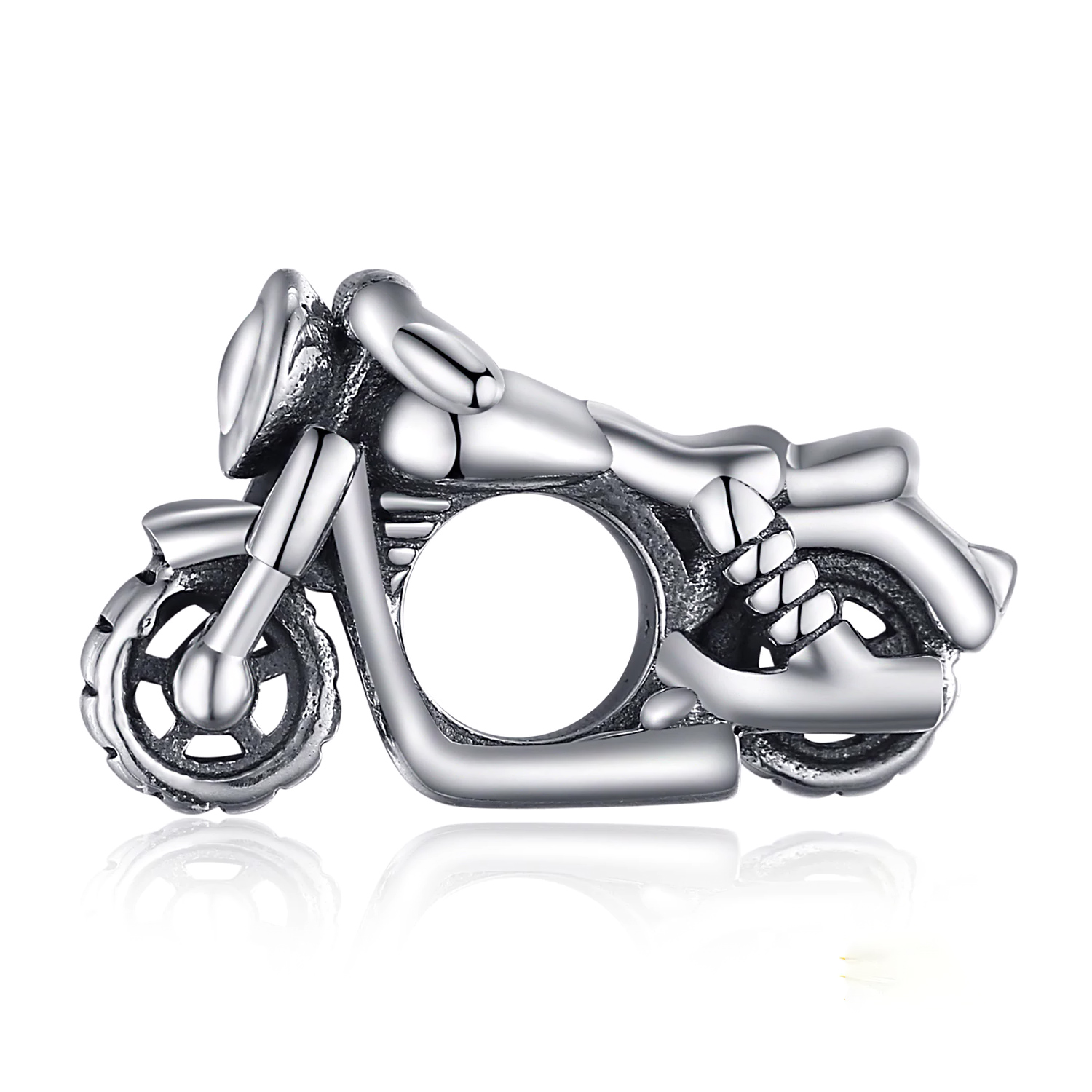 JewelryPalace Motorcycle 925 Sterling Silver Bead Charms Silver 925 Original For Bracelet Silver 925 original For Jewelry Making