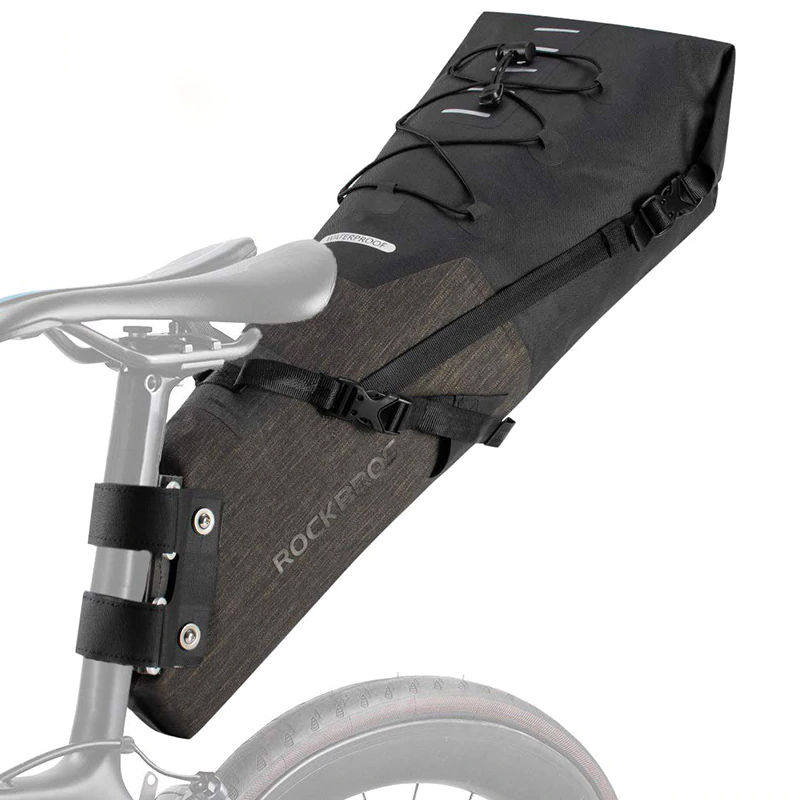 Rockbros Saddle Bag Pannier Bicycle Bike High Capacity 100% Waterproof Trunk Mtb Backpack Rear Saddle Bag Bicycle Accessories