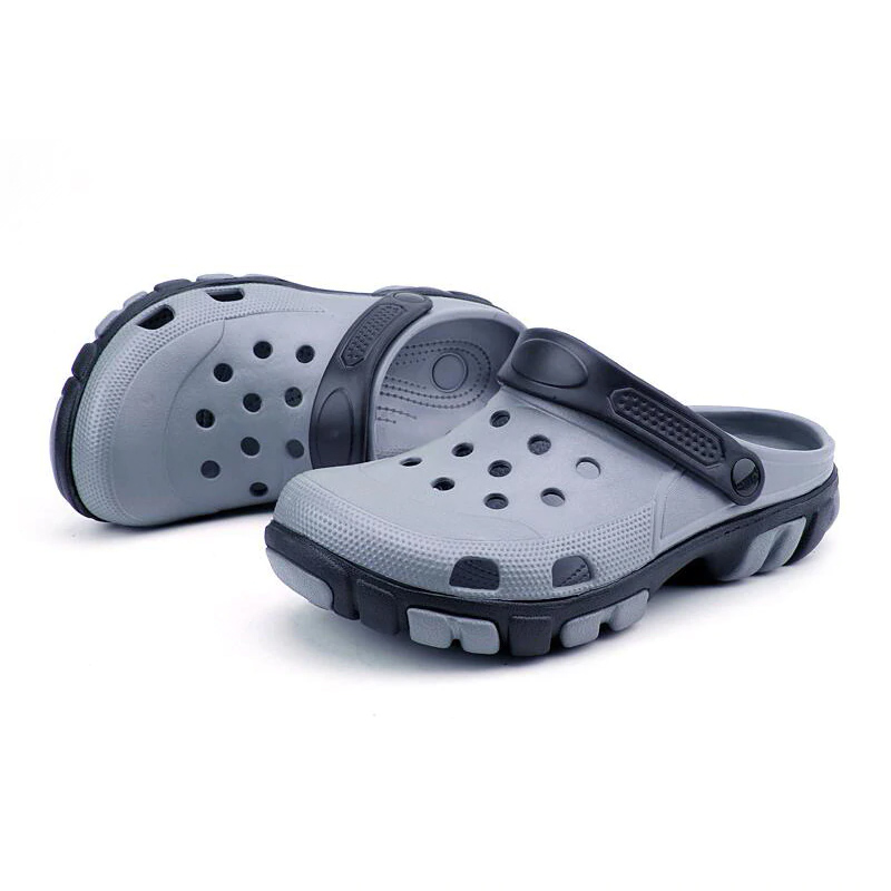 YIGER NEW Men's Beach Croc Clogs Shoes garden shoes Men's Slippers Casual Non-slip Thick Sandals and Summer 0050