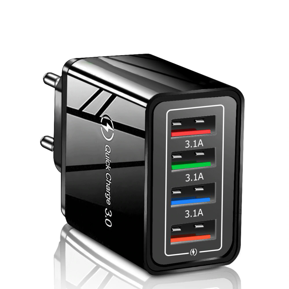 USB Charger Quick Charge Fast Charger QC3.0 Mobile Phone Charger For iPhone 11 7 8 For Samsung S20 Xiaomi Redmi K30 USB Adapter