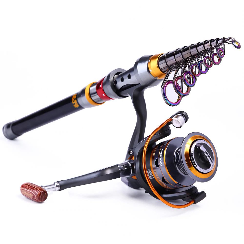 Sougayilang 1.8-3.6m Telescopic Rod and 10+1BB Reel Set and Fishing Rod of 99% Carbon Materials Carp Fishing Rod Combo De Pesca