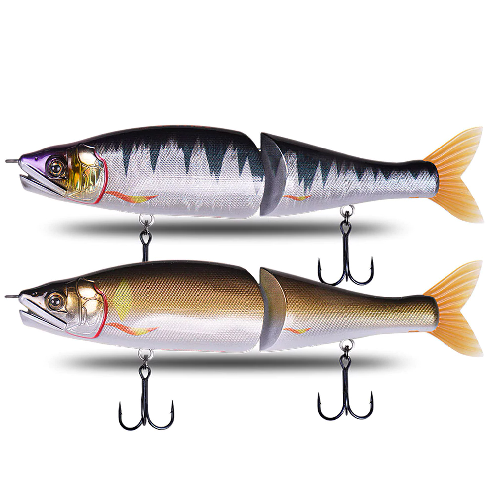swimbait jointed bait for Pike Big Bass Fishing Lure 220mm 178mm slow sinking floating CF.LURE Segments Slide Jointed Baits