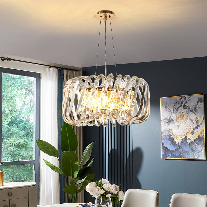 Minimalist Led Pendant Lights Crystal Hanging Lamp Bedroom decor Modern Indoor Lighting For Kitchen Living room lustre pendente