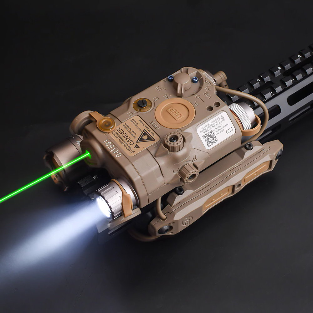 Softair Tactical PEQ-15 Red Green IR Laser Light WMX200 Flashlight Strobe Peq15 TAPS Double Remote Control Fits for 20mm Rail