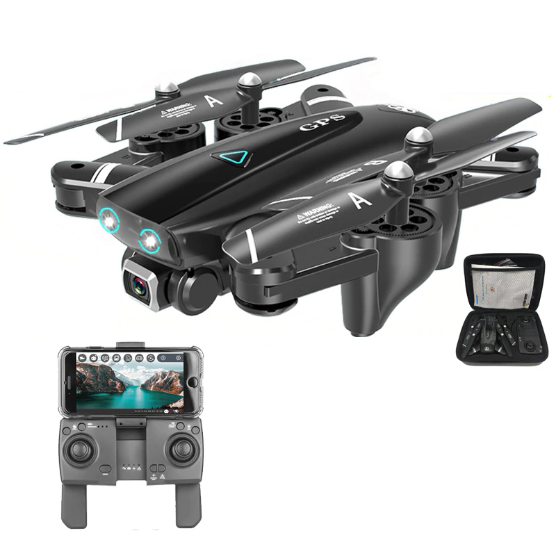 S167 5G Drone GPS RC Quadcopter With 4K Camera WIFI FPV Foldable Off-Point Flying Gesture Photos Video Helicopter Toy