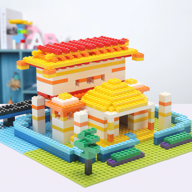 200-1000 Pcs Building Blocks DIY Creative Bricks Model Constructor Educational Kids Toys