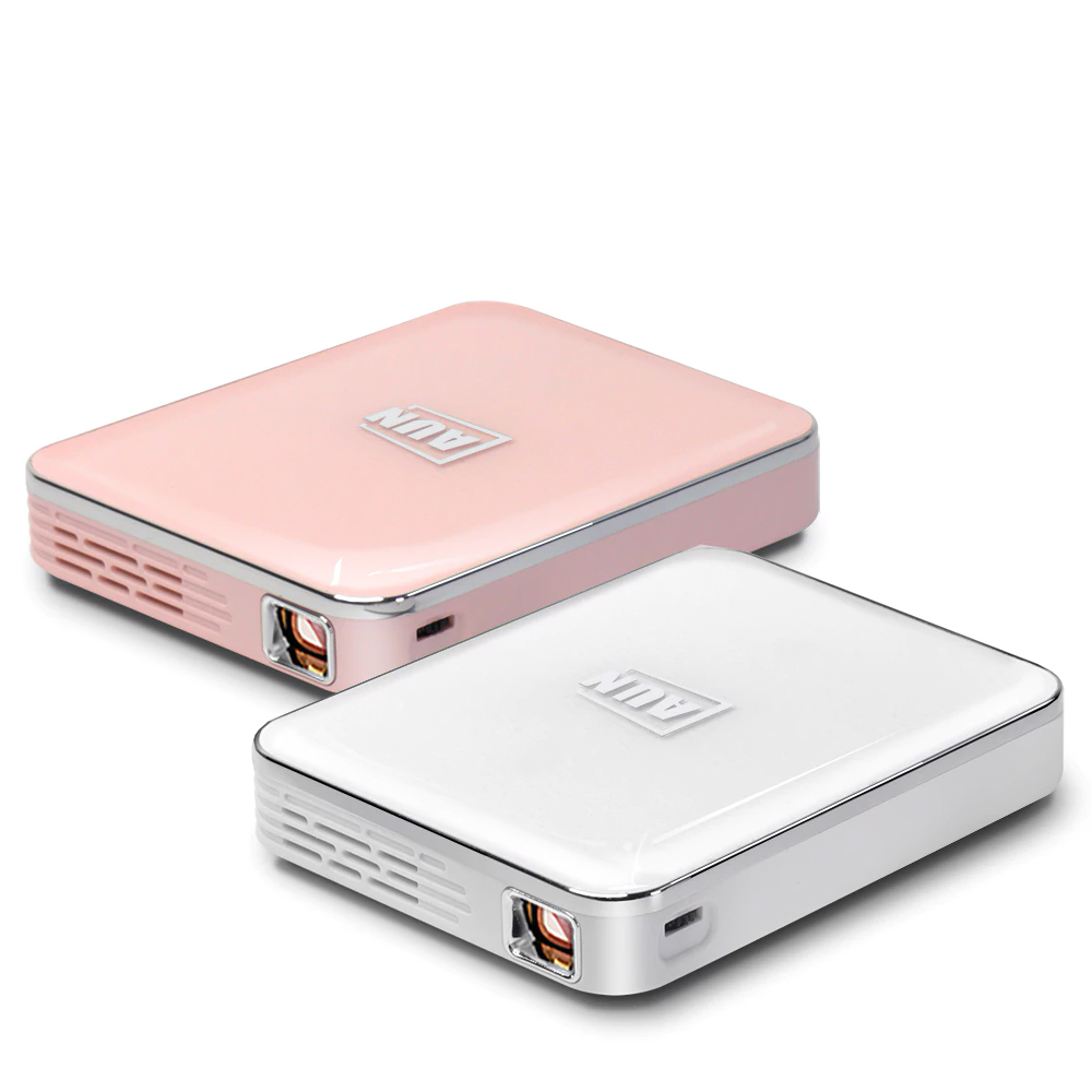 AUN MINI Projector X3, Portable Cinema for 1080P, 3D Vedio Beamer, HDMI, LED Laser Projector. Android/IOS Phone Screen Mirroring