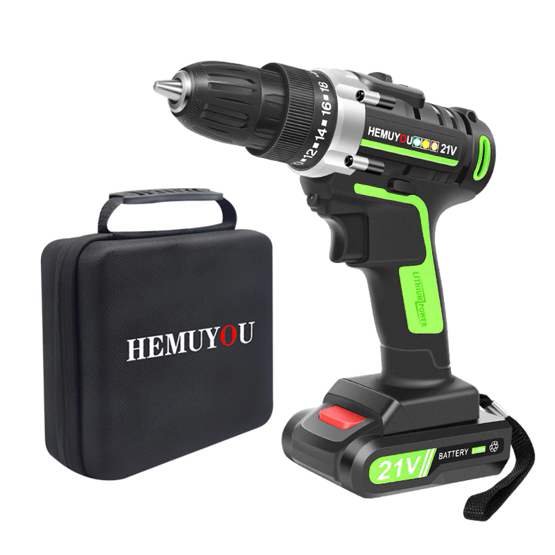 21V 16.8V 12V Screwdriver cordless Electric Drill Mini Wireless Power Drill Lithium-Ion Battery Screwdriver Power Tools
