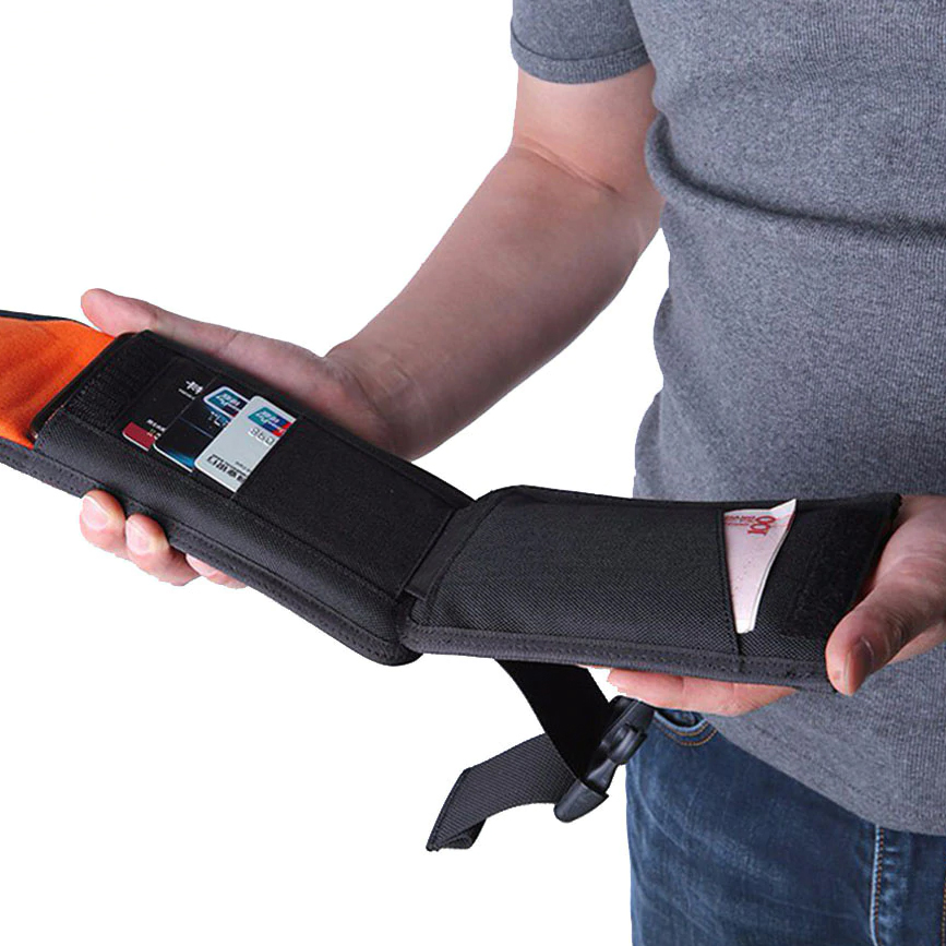 New Tactical Waist Pack Shockproof Double Phone Pouch Wallet Card Hand Bag Molle System Gun Accessory for Camping Hunting