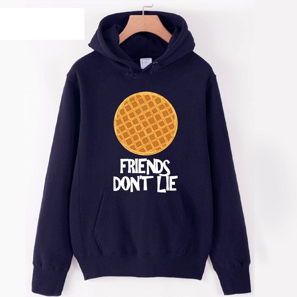 mens hoodies sweatshirts Stranger Things FRIENDS DON'T LIE men sweatshirt for men Cookie Waffle Valentine fleece hoodied couple