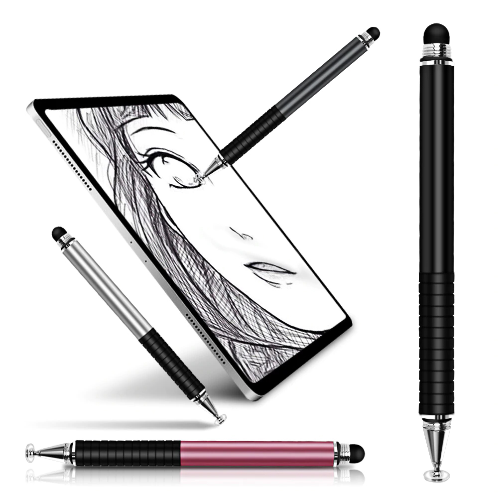 Universal 2 in 1 Stylus Drawing Tablet Pens Capacitive Screen Caneta Touch Pen for Mobile Android Phone Smart Pencil Accessories