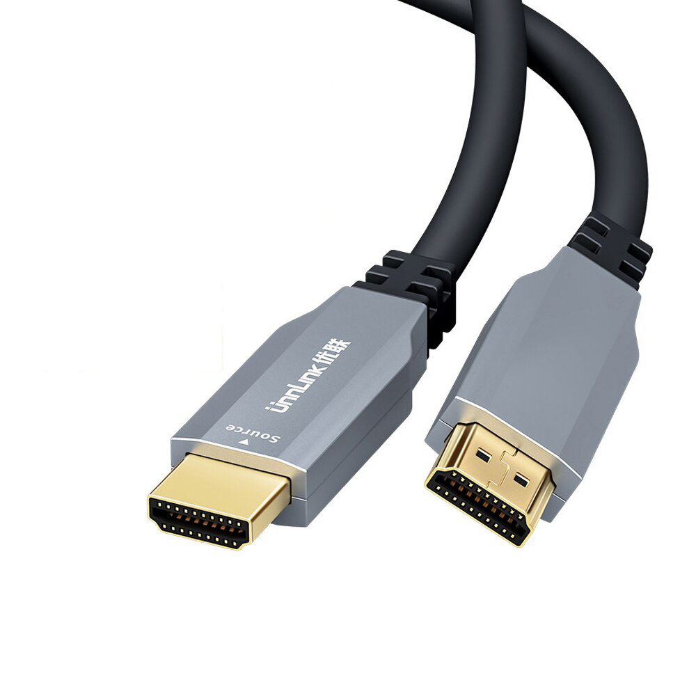 Unnlink Optical HDMI Cable Fiber HDMI 2.0 Cable 4K 60Hz 10m 15M 20m 30m for HD LED TV Laptop PS4 XBOX Projector Splitter Switch