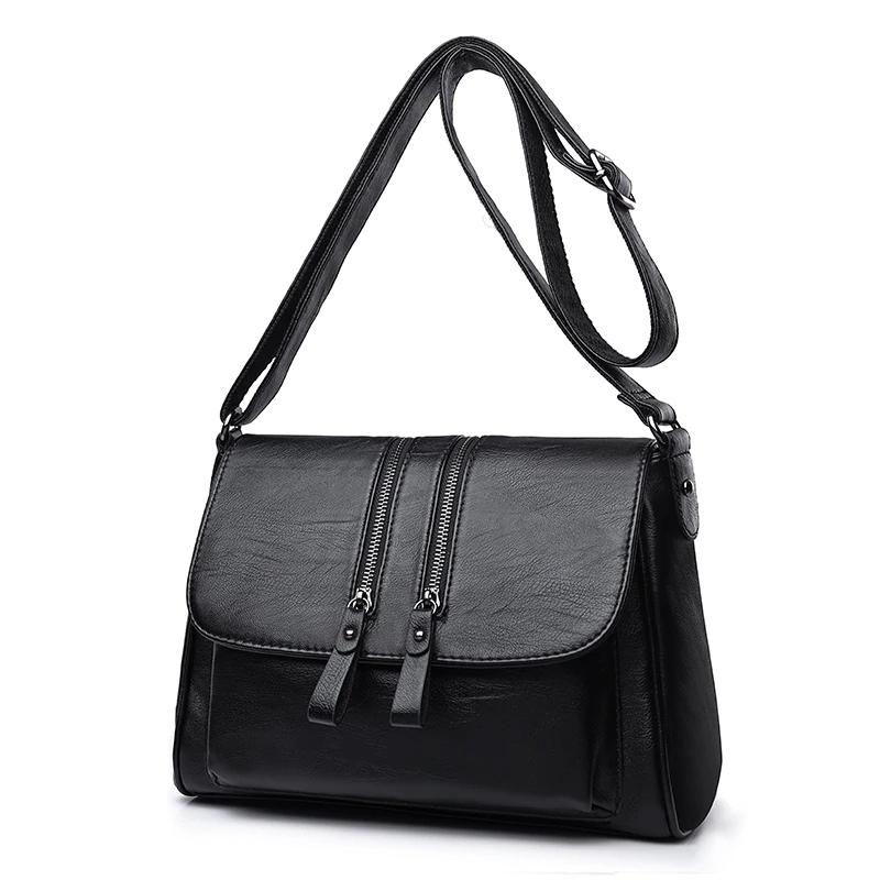 Women's Shoulder Bags High Quality PU Leather Handbags Tote All-match Crossbody Top-handle Bags Shell Messenger Bag