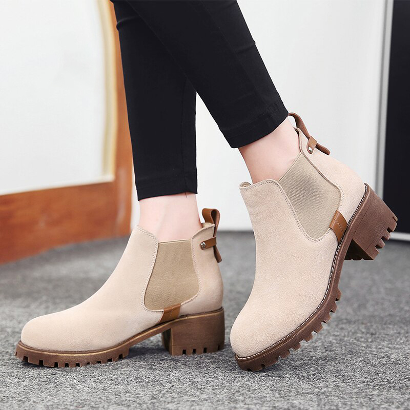 Women Boots Autumn Ankle Boots Ladies Women Casual Comfortable Women's Ankle Boots Female New Winter Boots 10171017