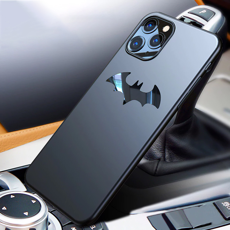 Ultra-thin Metal Batman Matte PC Phone Case For iPhone 12 11 Pro Max SE XSmax XR XS X 8 7 6 Plus Magnetic Protection Cover Coque