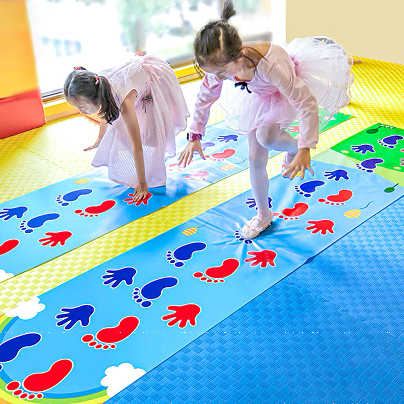 Kid's Jumping Carpet Baby Jump Lattice  Kindergarten Team Game Pad Early Childhood Fun Toys Child Indoor Outdoor Sports Toys