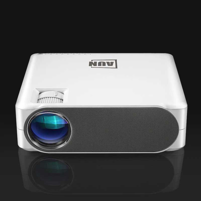 AUN Full HD Projector AKEY6/S, 6800 Lumens 1920x1080P Home Cinema(Optional Android 6.0 WIFI) HDMI VGA for GYM 4K Video Proyector