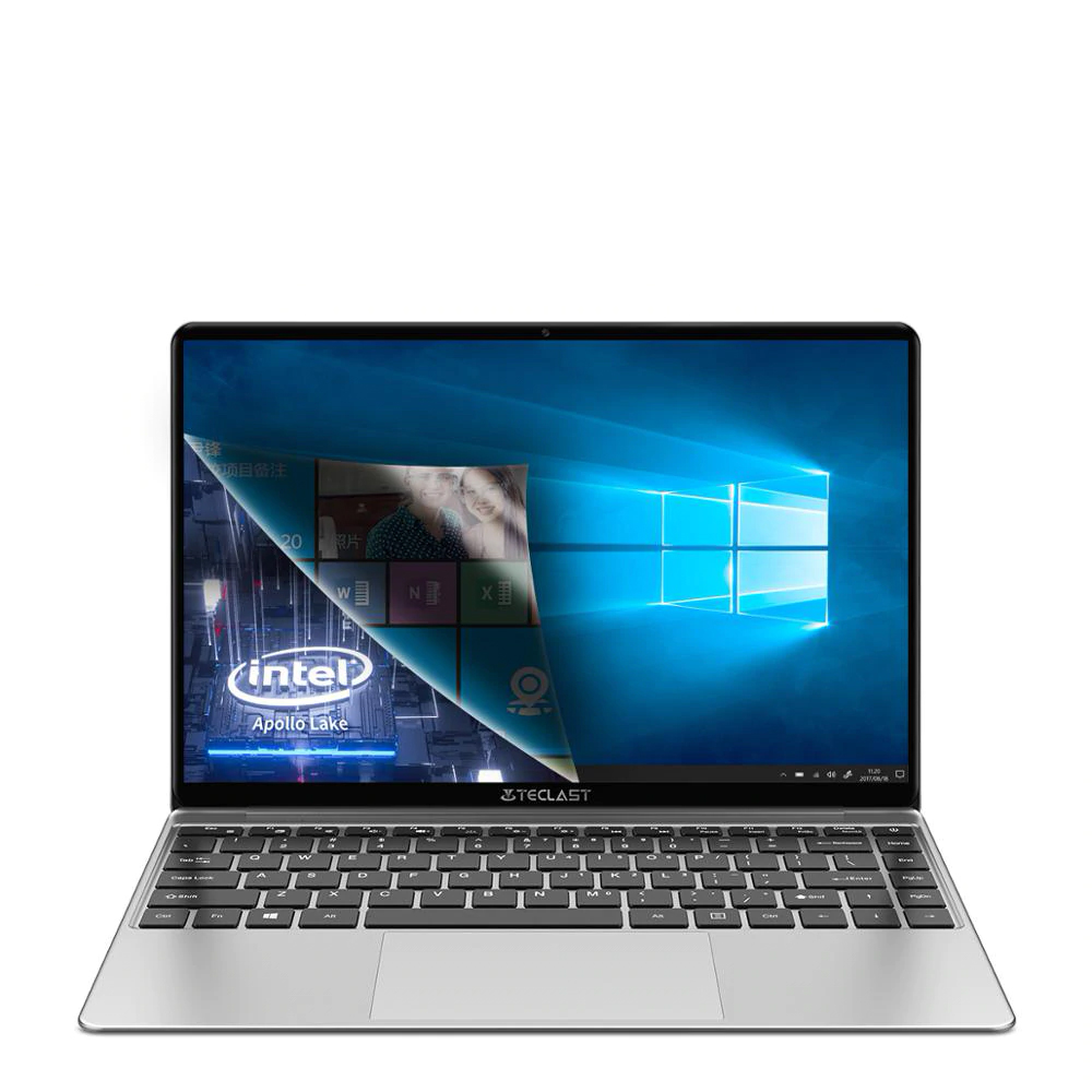 Newest Laptop Teclast F7S 14.1" 1920x1080 IPS Notebook 8GB RAM 128GB ROM Laptops Windows 10 Intel Apollo Lake Dual Wifi Computer