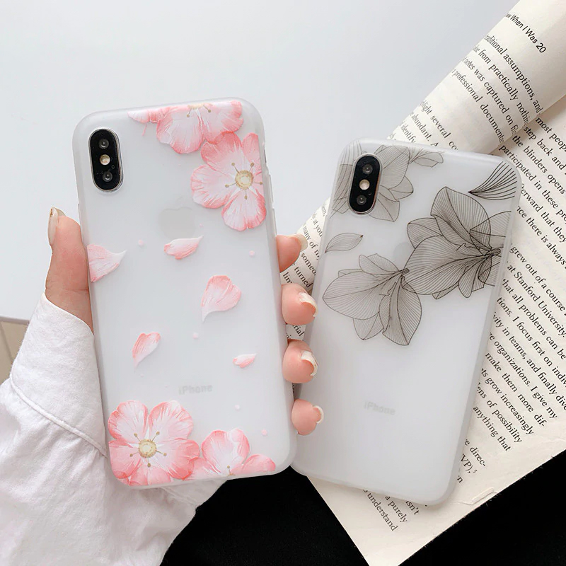 Flowers Cover For Samsung Galaxy A10 A20 A30 A30S A40 A50 A20E A70 A51 A71 A41 Note 10 9 S8 S9 S10 S10E S20 Plus Silicone Case