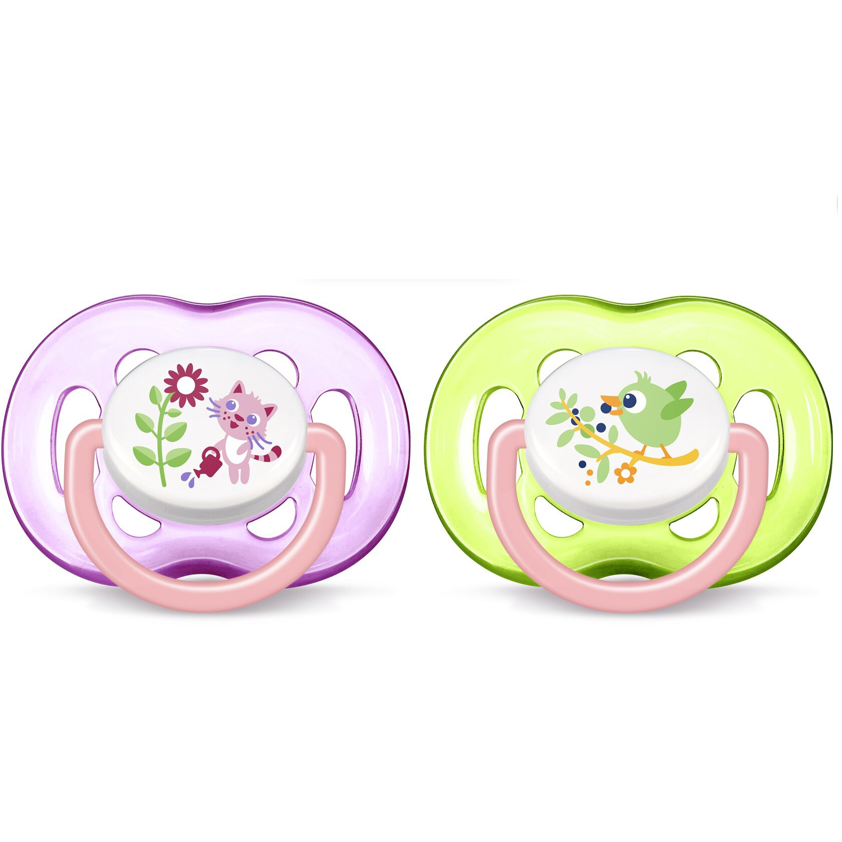 Ventilated pacifiers 18m + Philips Avent SCF186/25