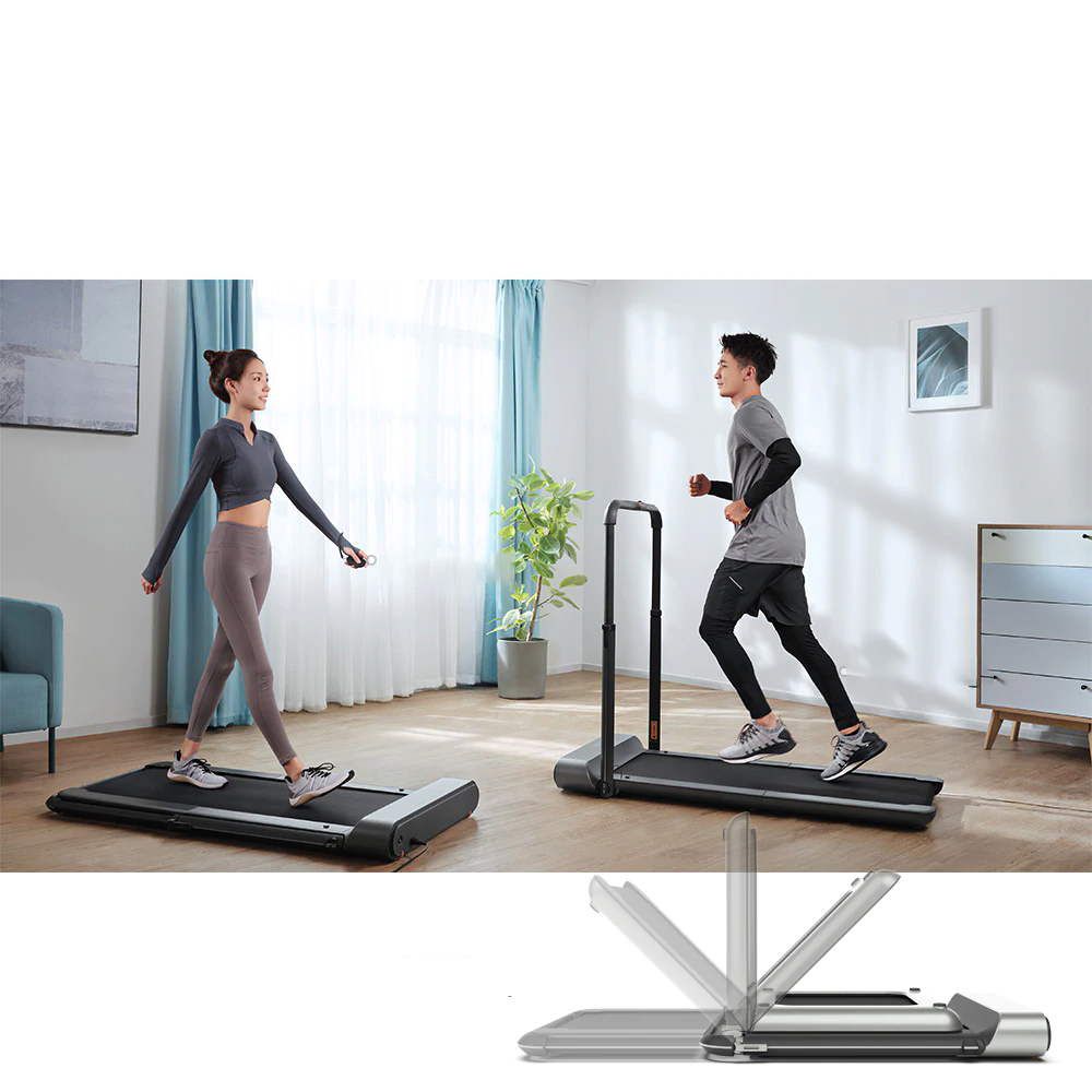 WalkingPad R1 Pro Treadmill Foldable Upright Storage 10Km/H Running Walking 2in1 APP Control With Handrail Home Cardio Workout