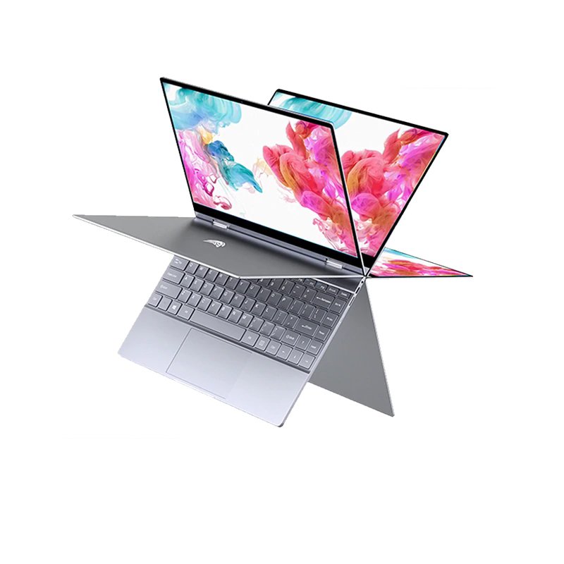 BMAX Y13 360° Laptop 13.3 inch Notebook Windows 10 8GB LPDDR4 256GB SSD 1920*1080 IPS Intel N4120 touch screen laptops