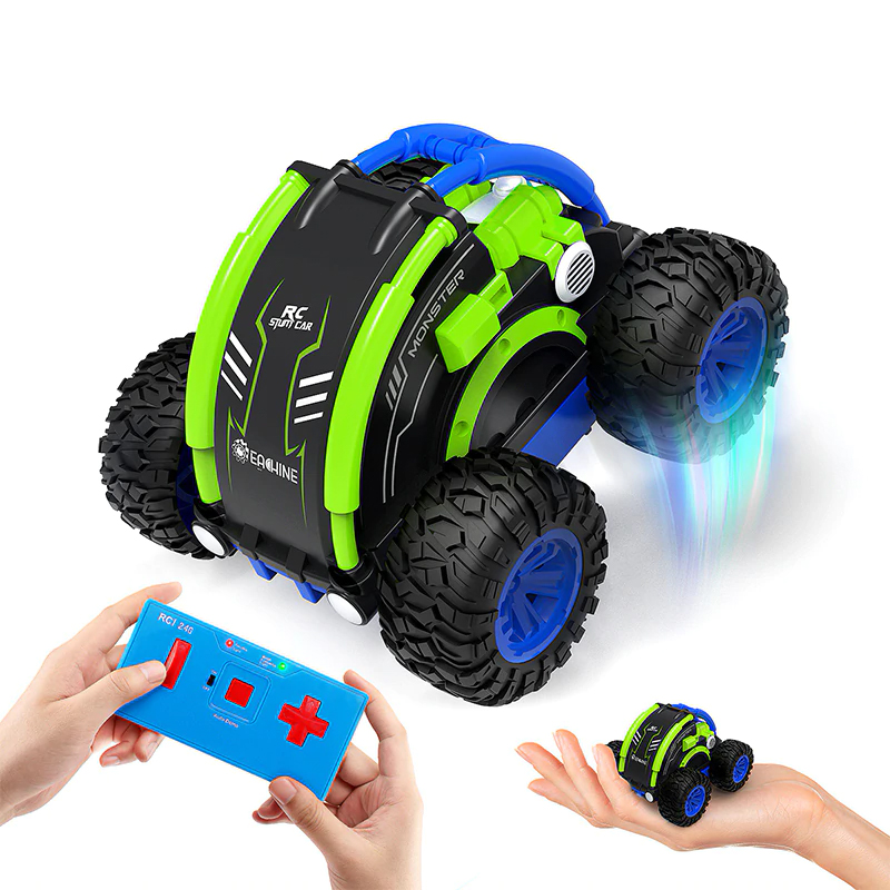 Eachine EC11 RC Car Hight Speed Drift Auto Buggy 4CH Stunt Drift Deformation Rock Crawler Roll Cars Flip For Kids Adults Toy