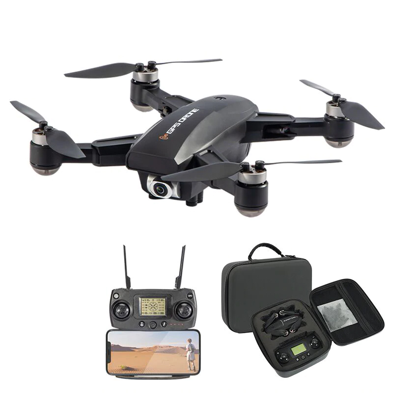 Hipac JJRC X16 RC Drone GPS with 6K Camera Remote Control Quadcopter GPS Drone Foldable Dron 25Mins Profesional Brushless Motor