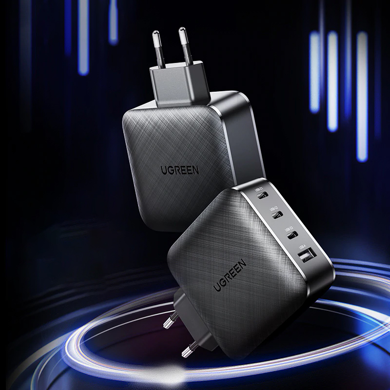 Ugreen 65W GaN Charger Quick Charge 4.0 3.0 Type C PD USB Charger with QC 4.0 3.0 Fast Charger for iPhone 12 Pro Xiaomi Laptop