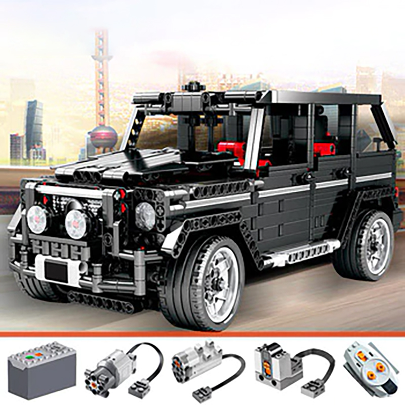 Hipac 1388pcs City Creator AWD Wagon Car Building Blocks For Technic RC non-RC Car SUV MOV Bricks Blocks Education Toys For KIDS