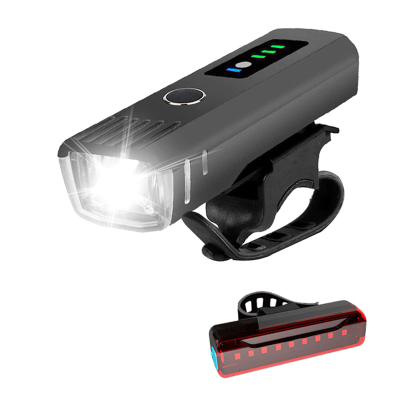 NEWBOLER Smart Induction Bicycle Front Light Set USB Rechargeable Rear Light LED Headlight Bike Lamp Cycling FlashLight For Bike