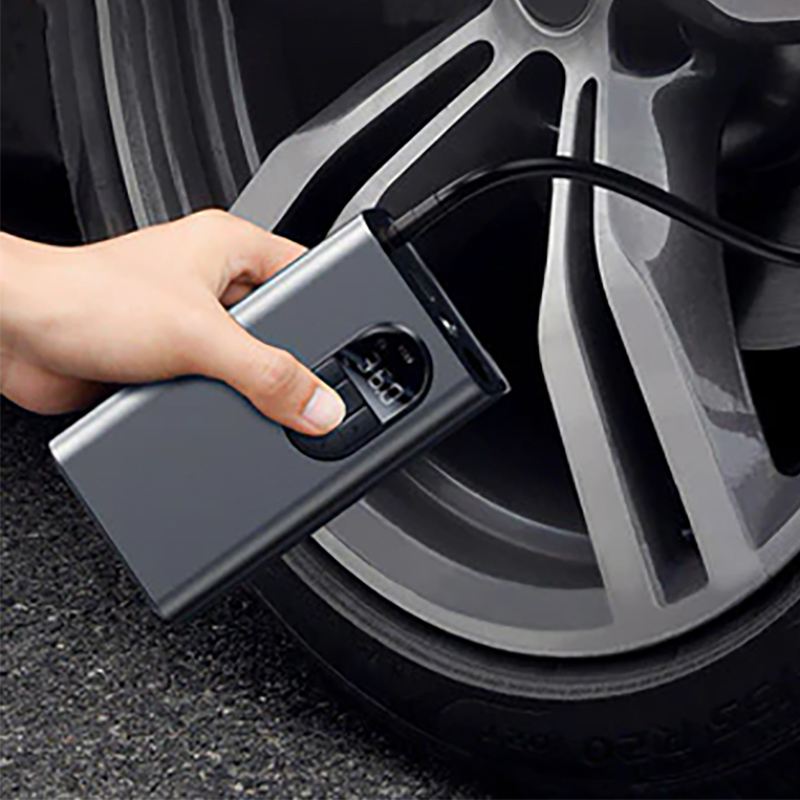 Baseus Portable Inflator Pump Car Air Compressor Smart Digital Tire Pressure Detection Auto Tire Pump for Car Bike Motorcycle