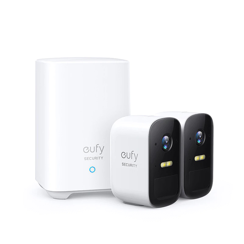 eufy Security, eufyCam 2C 2-Cam Kit, Wireless Home Security System with 180-Day Battery Life, HomeKit Compatibility, 1080p HD
