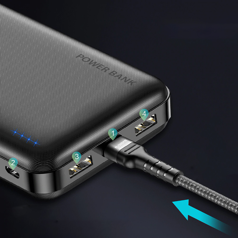 FLOVEME Power Bank 20000mAh Portable Charging Poverbank Mobile Phone External Battery Charger Powerbank 20000 mAh for Xiaomi Mi