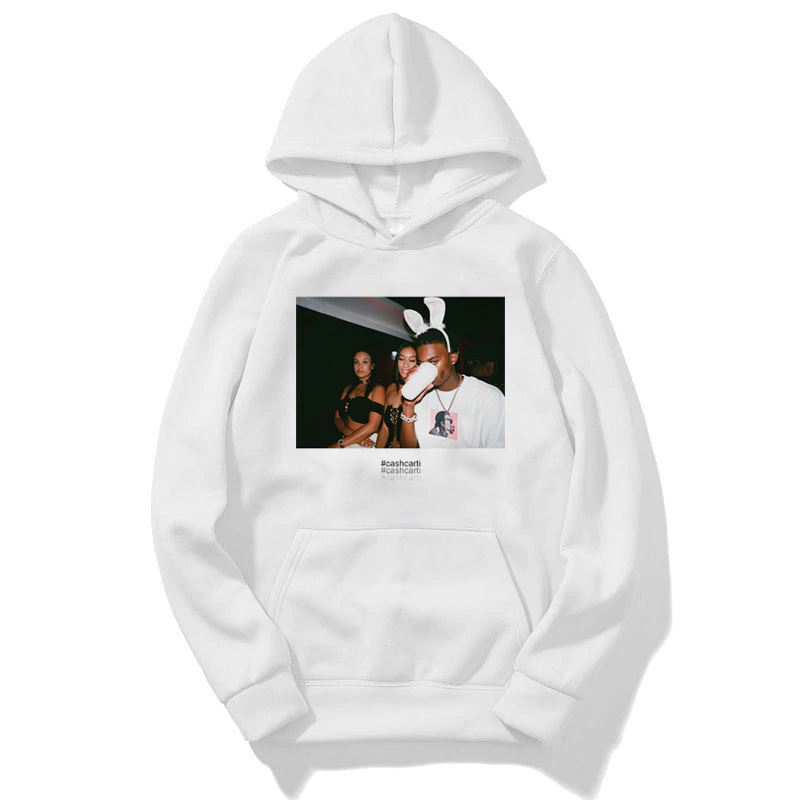 Cashcarti Playboi Carti Vintage Aesthetic Men Hoodies Autumn Long Sleeve Tops Coat Rap Music Streetwear