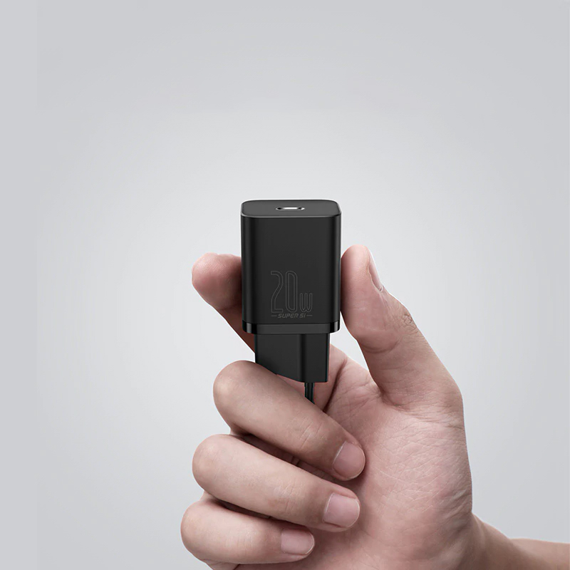 Baseus Super Si USB C Charger 20W For iPhone 12 Pro Max Support Type C PD Fast Charging Portable Phone Charger ForiP 11 Pro Max