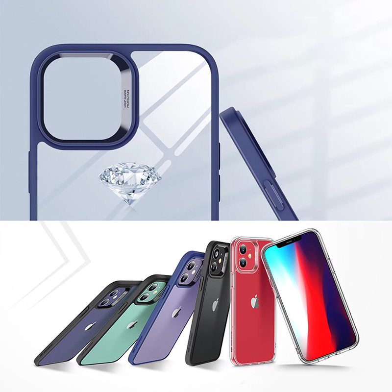 ESR Phone Case for iPhone 12 Pro Max Classic Hybrid Shock-Absorbing Case for iPhone 12 mini Crystal Clear Back Cover Funda Coque