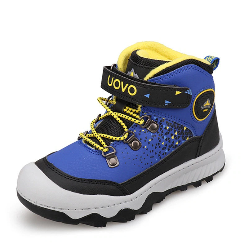 Water Repellent Outdoor Shoes UOVO Fashion New Arrival Kids Boys Girls Sport Shoes Anti-slip Children Casual Sneakers Eur #30-38