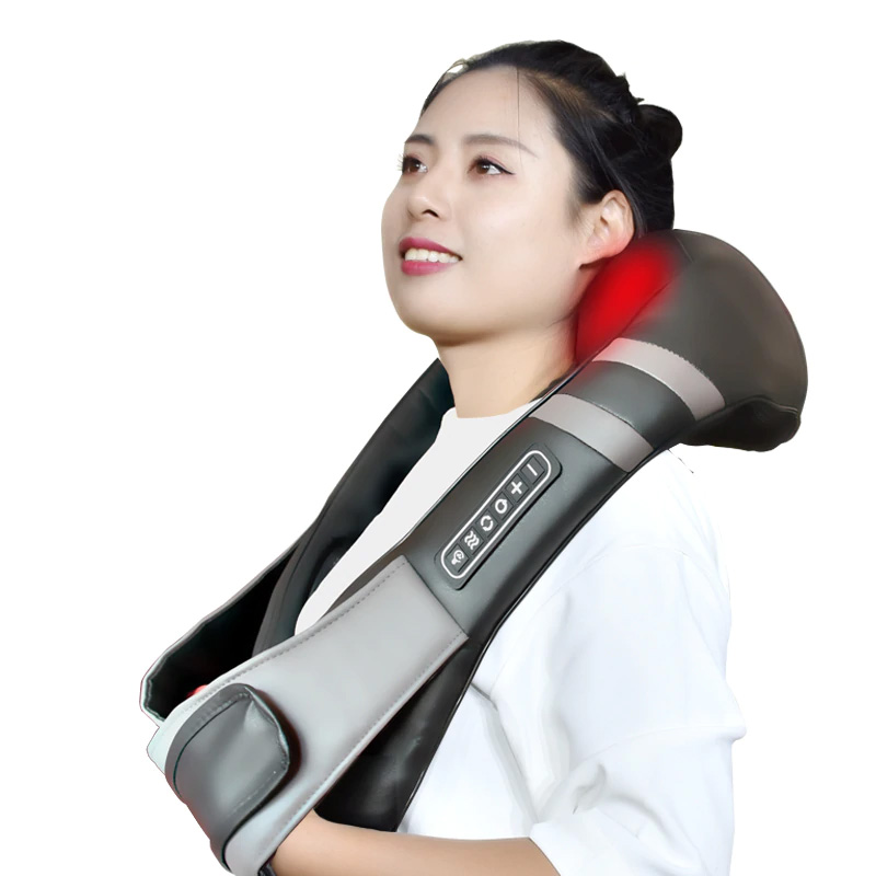 New Free Shipping Electric Neck Massager Massage Relaxation Relaxant Health Body Masajeador Chinese Balls For Hands Massageador