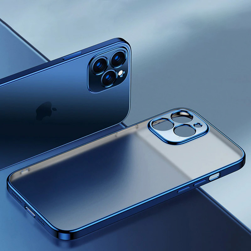 KUULAA Lens Full Protection Phone Case For iPhone 11 12 Pro Max 12 Mini Plating Silicone Soft TPU Case Back Cover Coque Shell