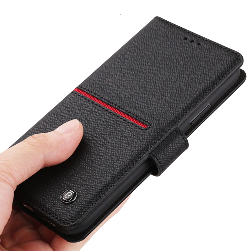 Luxury Genuine Leather Wallet Case For Samsung Galaxy S9 S10 S20 Plus Note 8 9 10 20 Case Shockproof Protective Flip Cover Cases