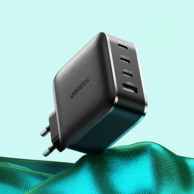 UGREEN USB Charger GaN 65W Fast PD Charger 4 Port USB C Charging Quick 4.0 30 for Huawei Xiaomi iPhone Notebook PD Charger