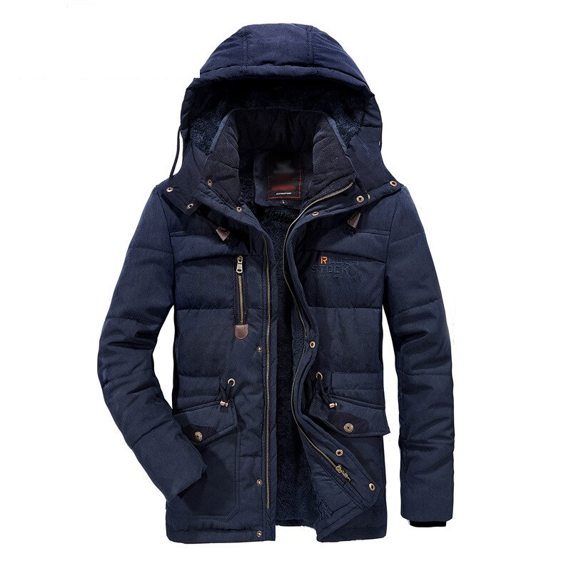 New Fashion Mens Winter Jacket Men Thick Casual Outwear Jackets Men's Windproof Parkas Plus Size 6XL 7XL 8XL Velvet Warm Coat