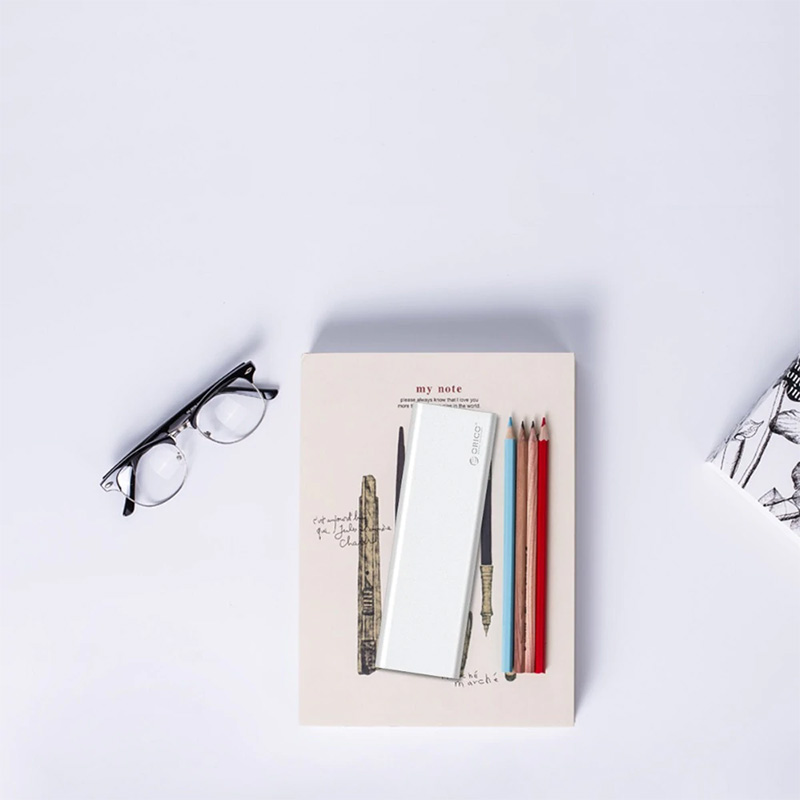 ORICO 2 베이 mSATA SSD 케이스 유형-C USB3.1 10Gbps Gen2 mSATA SDD 지원 Raid 0 PM 4 테라바이트 Max Windows/Linux/mac과 호환 가능