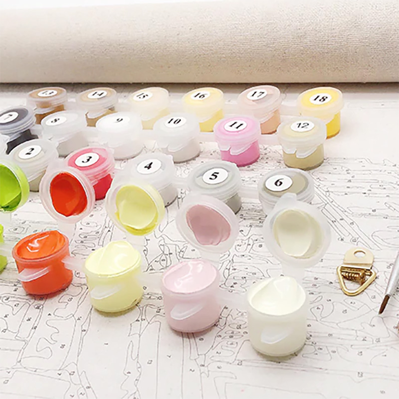 RUOPOTY Frame DIY Painting By Numbers Van Gogh Starry Sky Picture By Numbers Landscape Wall Art Acrylic Paint For Home Decor Art