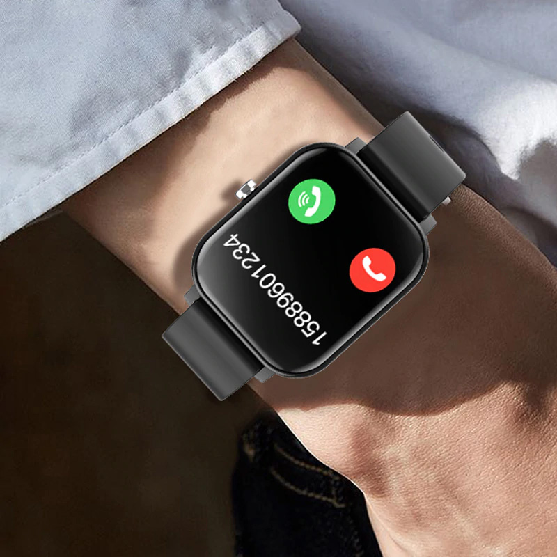 Smart Watch Men Custom Dial Bluetooth Call Sport Fitness Bracelet IP67 Waterproo Music Control Full Touch Watch Smartwatch Women