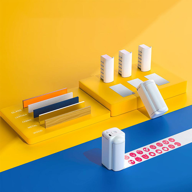 VEBOT Printpods 핸드 헬드 모바일 미니 휴대용 다기능 대형 잉크젯 DIY 프린터 아내 연결 핸드 헬드 프린터 # R20